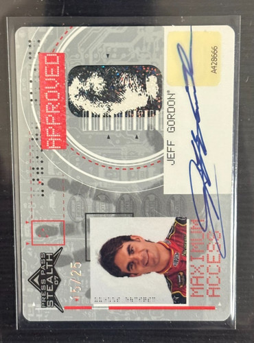 Jeff gordon 2007 press pass - jeff,
