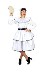 COSTUME PULCINELLA DONNA DI