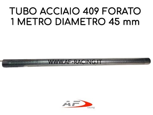 Tubo forato acciaio inox - forato,