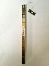 Catenaccio a pulsante chiusura porte finestre armadi 300 mm ferro ottonato