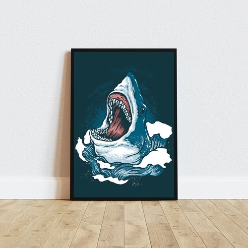 Squalo shark quadro - squalo,,