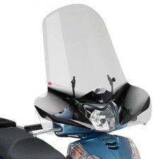 GIVI Parabrezza Trasparente + Attacchi per Honda SH 300i 2007 2008 2009 2010