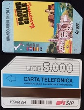 Scheda Pagine Gialle - G 146 - L. 5.000 - usata