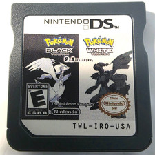 Pokemon Versione Bianco e Nero Edizione Limitata 2 in 1 Nintendo SD Cartuccia Gioco