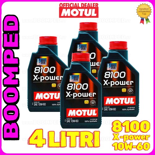 Motul 8100 power 10w60 - x-power, olio