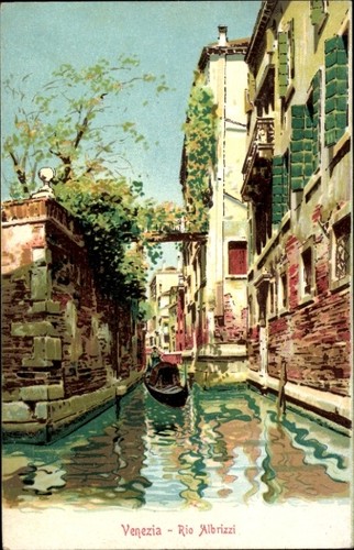 Cartolina artistica venezia - artistica,
