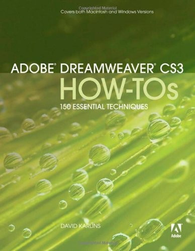 Adobe dreamweaver cs3 how tos - dreamweaver,