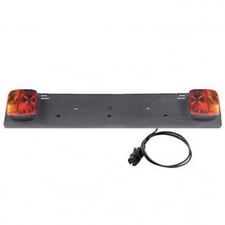 BARRA SUPPLEMENTARE RIPETITRICE DI LUCI E TARGA PER PORTABICI PERUZZO COD 394