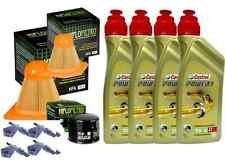 KIT/TAGLIANDO CASTROL POWER 1 10W40/FILTRO OLIO ARIA CANDELE BMW K/1300 S 2011