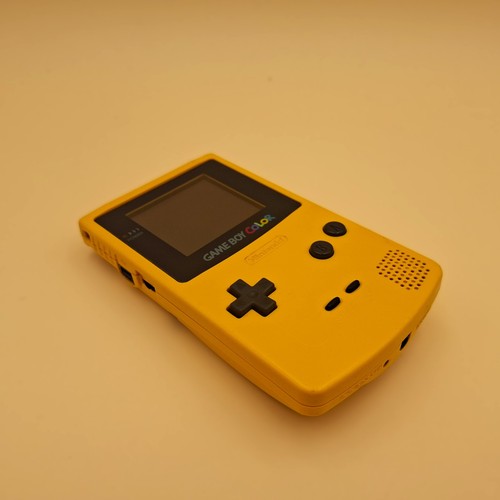 Nintendo game boy color giallo - game,