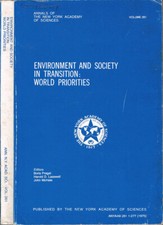Environment and society in transition: world priorities. . Boris Pregel, Harold