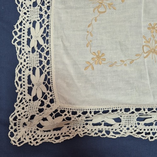 Vintage crochet embroidery - crochet,