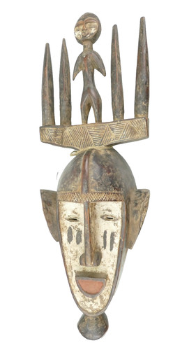 Afrikanische holzmaske der - holzmaske,