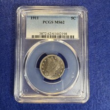 1911 5C Liberty Nichel PCGS