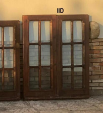 Finestra in legno massello artigianale a 2  ante inglesine riquadri all inglese