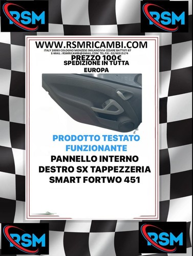 Pannello interno destro smart - pannello,