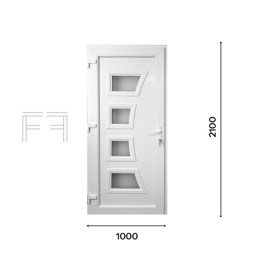 Fintex porta ingresso pvc - porta, in
