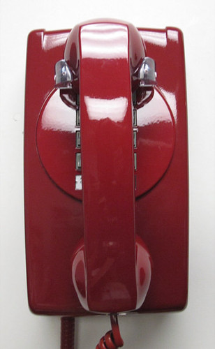 Telefono parete 3554 rosso - da,