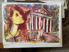 GINA ROMA LITOGRAFIA OMAGGIO