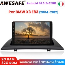 9"Android 12 Autoradio RDS DAB WiFi GPS Navigatore FM BT Per BMWx3 E83 2004-2012