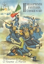 2740) 11 REGGIMENTO FANTERIA CASALE CAR