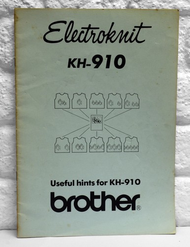 Brother electroknit 910 - brother, kh