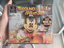 Topolino e Le Sue Avventure + CD Musicale Edizione 2 Dischi Play Station 1 PS1