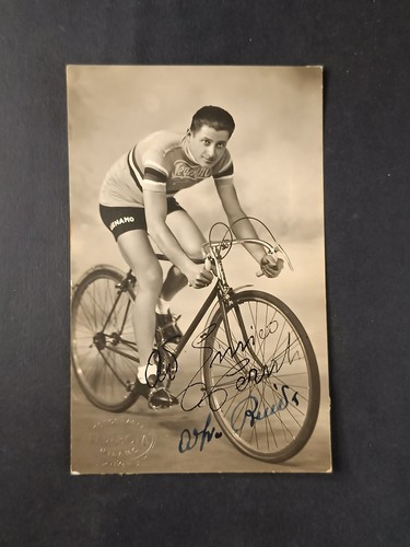 Cartolina ciclista con