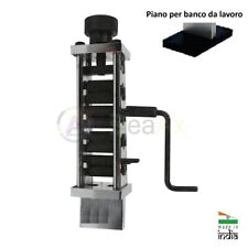 Mini laminatoio Zig / Zag regolabile da banco a mano 4 coppie di rulli acciaio