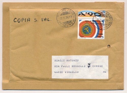 Italia 1990 busta - italia,