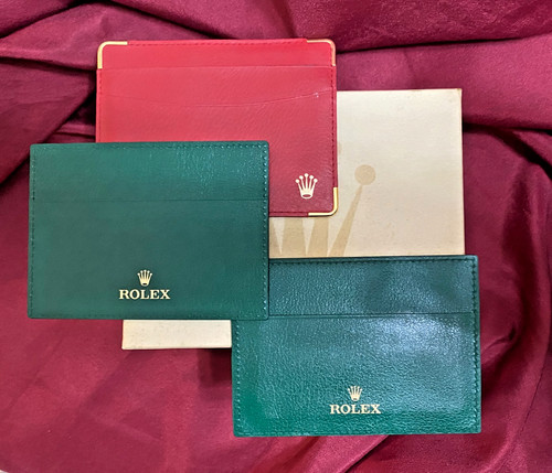Rolex leather guarantee set - rolex, of