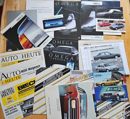 23x opuscoli opel - opuscoli,