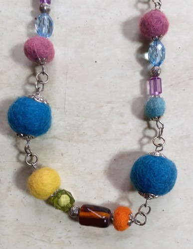 Collana feltro - collana,