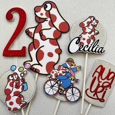 Pimpa Cake topper personalizzabile - decorazioni festa compleanno handmade