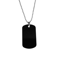 Collana piastrina militare - collana,