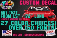 Decalcomania scritta vinile