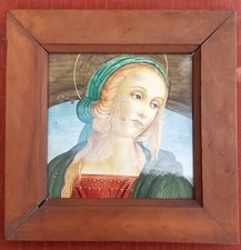maiolica S.C. di luca della robbia la vergine del perugino italia anni 40