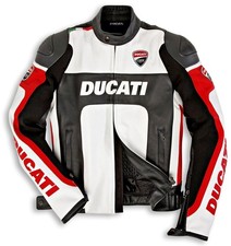 Ducati Giacca Moto Pelle Corse