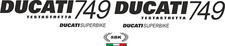 Kit adesivi compatibili Ducati 749 DECALS 749 Testastretta