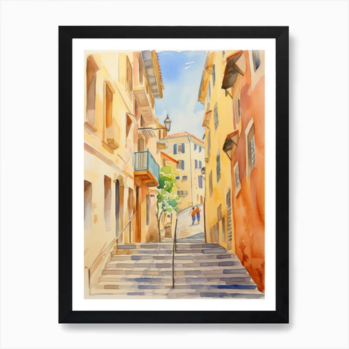 Ancona italia acquerello - italia,