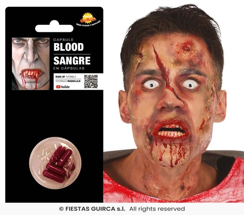 Capsule sangue finto - capsule,