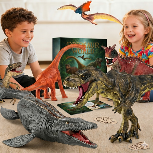 Set giocattoli dinosauro