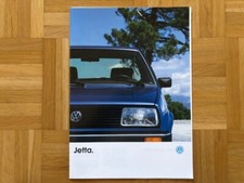 Brochure Volkswagen Jetta A2 1986 1987 VW Brochure Catalogo Catalogo