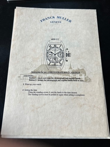 Franck muller manuale - muller,