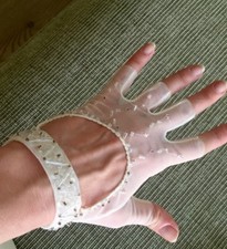 Guanti Sposa Ricamato A Mano