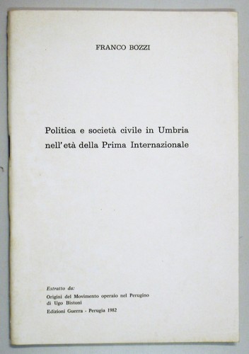 Bozzi politica societa civile - politica,