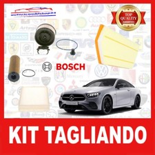 KIT TAGLIANDO 4 FILTRI BOSCH PER MERCEDES CLASSE E W213 E 200 D DIESEL