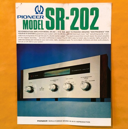 Brochure vendita amplificatore