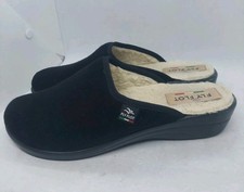 Fly Flot Mule Clog Black Slip