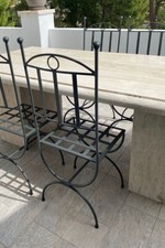 SEDIA IN FERRO BATTUTO FORGIATA A MANO ARTIGIANALE